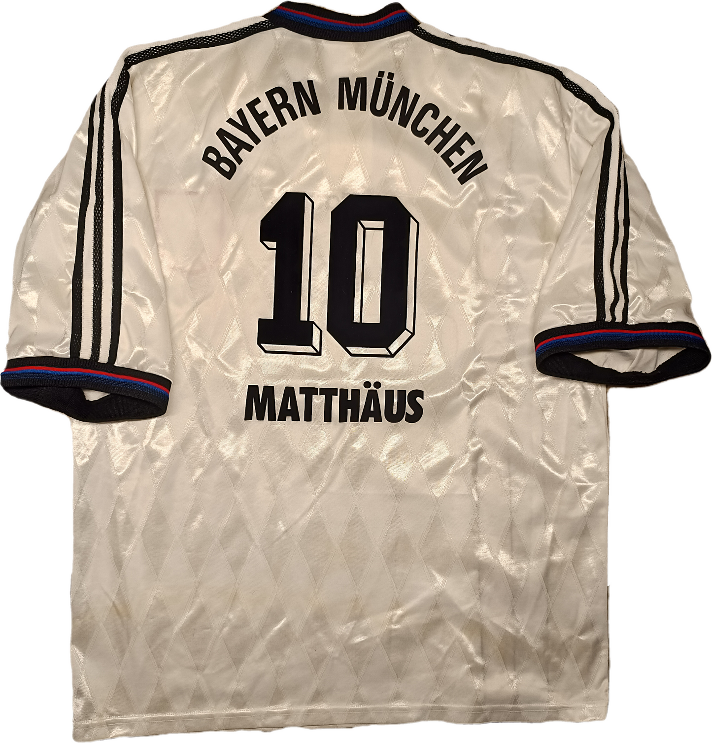 maglia calcio vintage Bayern Monaco matthaus Munich Home Shirt 1998 1999 opel XL