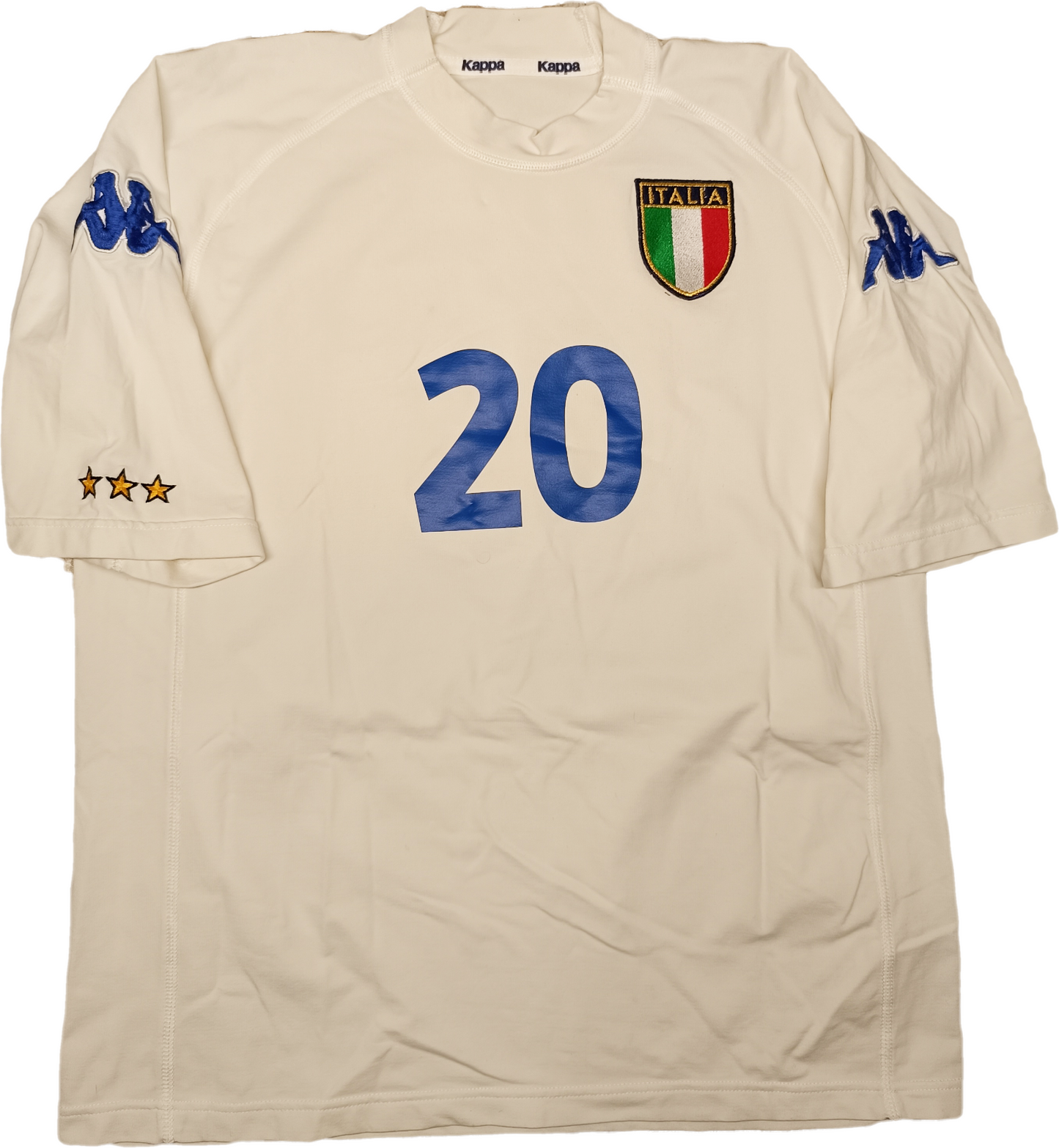 maglia italia Kappa EURO 2000 TOTTI 20 full kit home M shorts & jersey