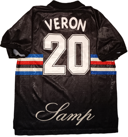 maglia calcio vintage Sampdoria VERON 1996 1997 third Asics shirt