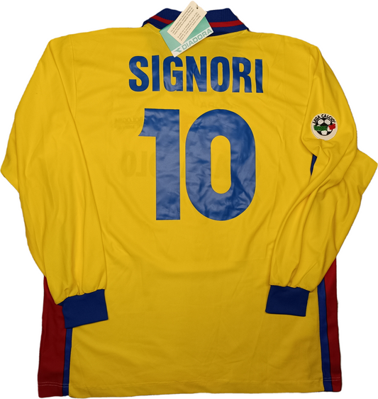 Maglia calcio vintage Bologna SIGNORI centenario Granarolo DIADORA 1999 2000 NEW