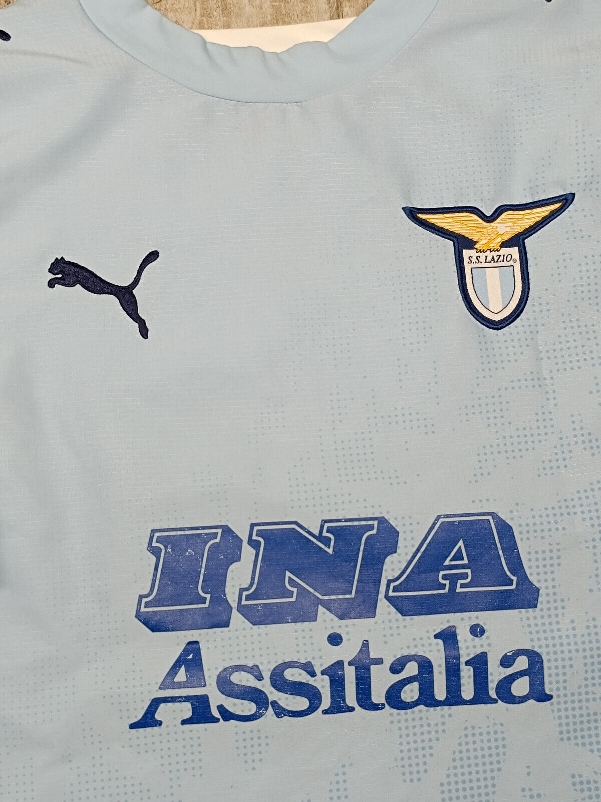 maglia lazio macron calcio ODDO home shirt maillot camiseta 2006 2007 PUMA