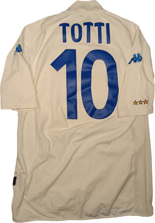 maglia calcio vintage italia TOTTI World Cup 2002  XXL Korea jersey shirt