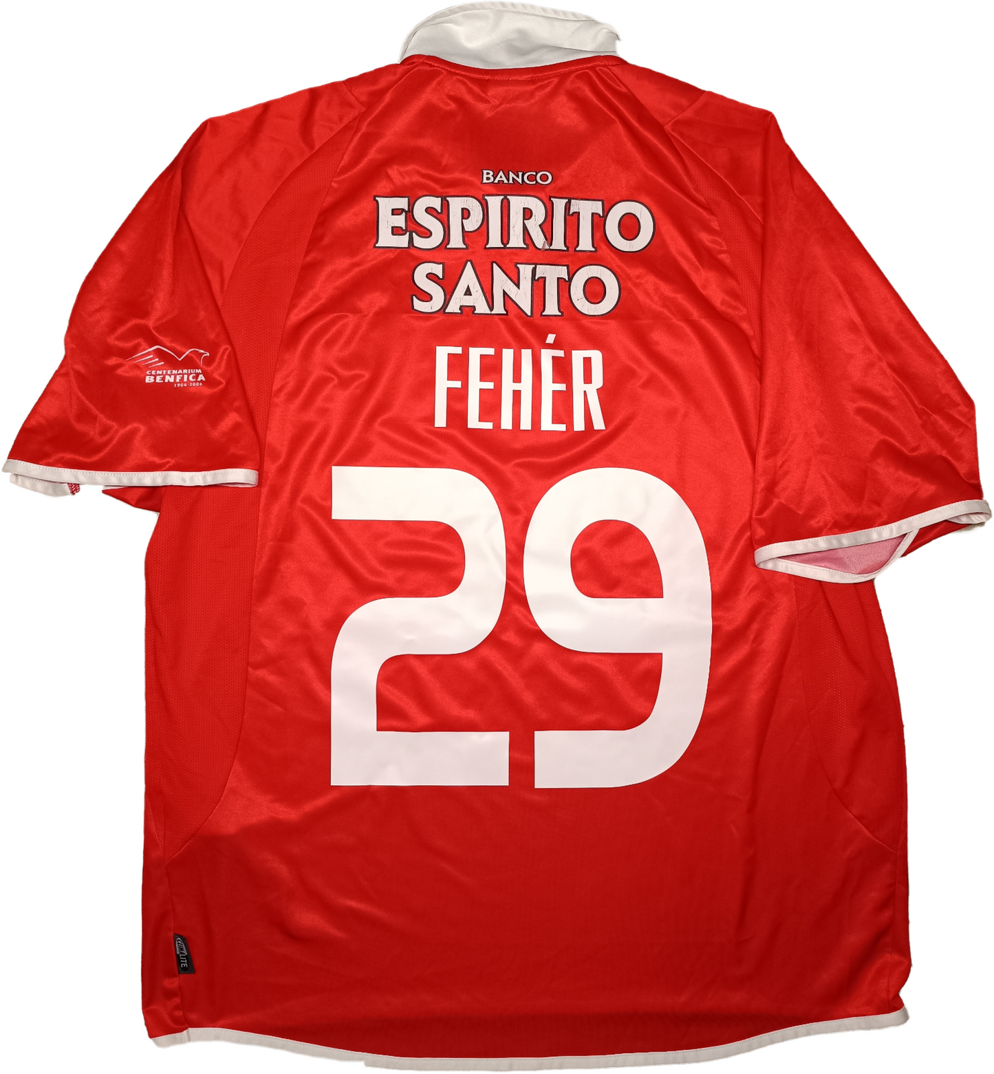 maglia calcio vintage Benfica camiseta Feher Adidas 2003 2004 Vodafone XL