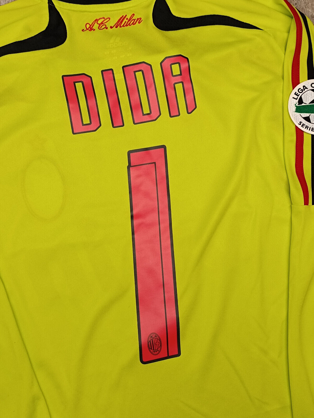 maglia calcio Dida AC Milan Climacool 2007 2008 Serie A bwin Adidas