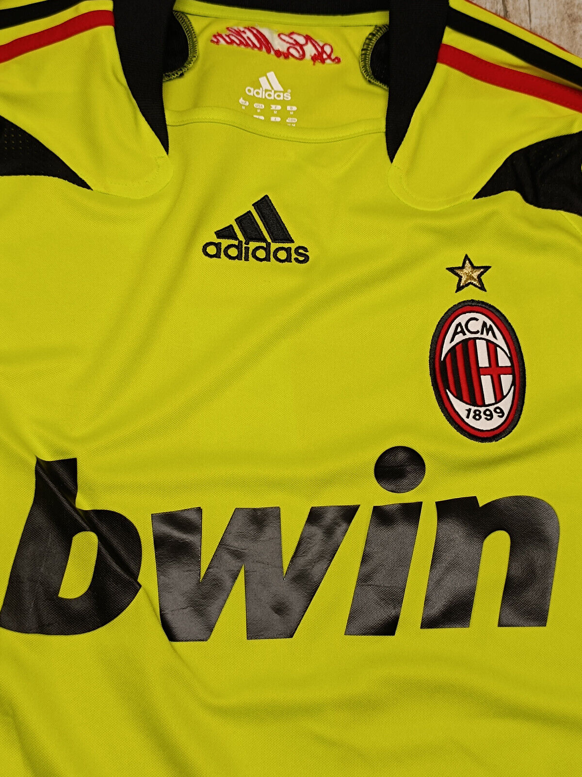 maglia calcio Dida AC Milan Climacool 2007 2008 Serie A bwin Adidas