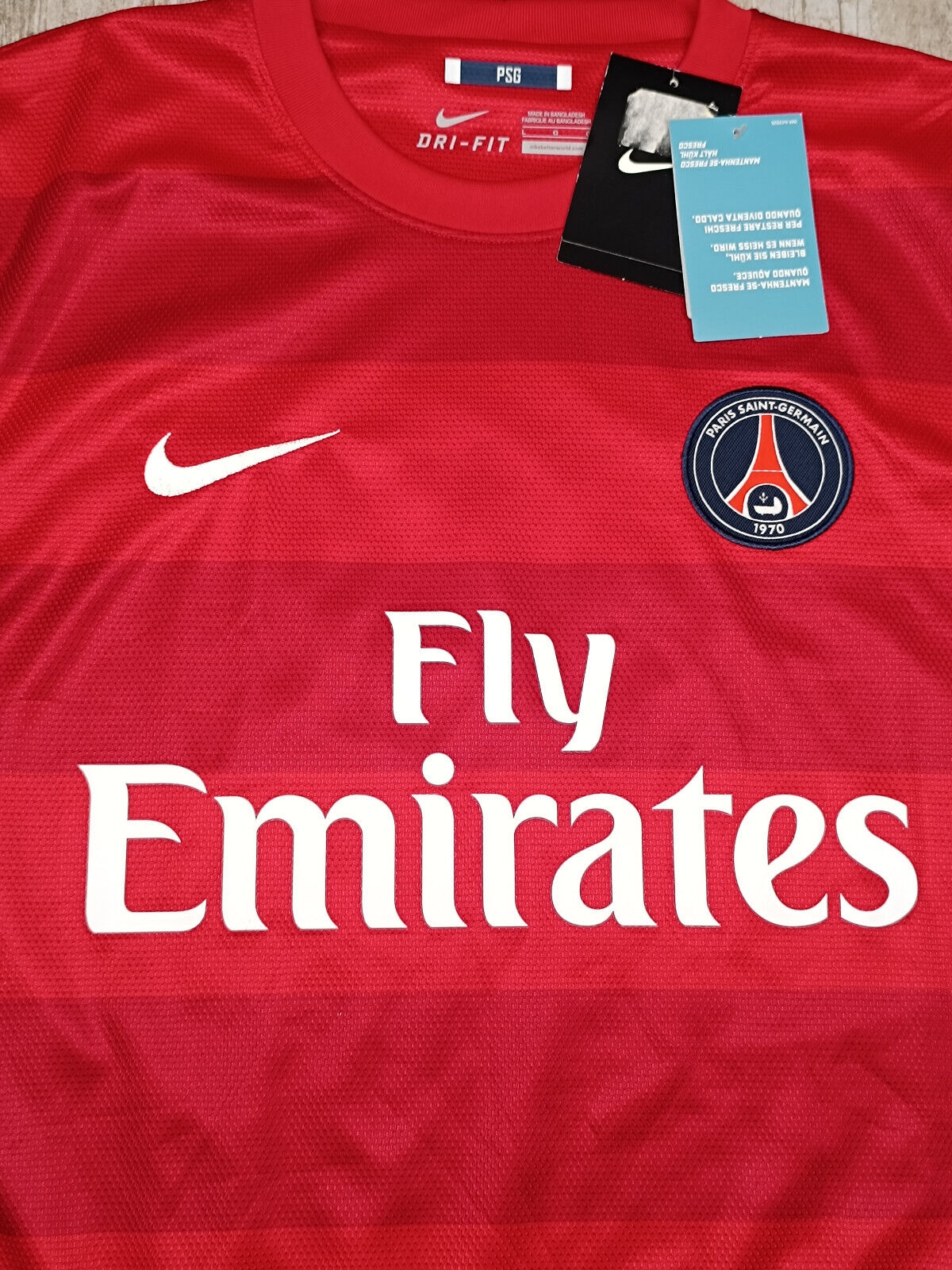 maglia calcio vintage maillot Paris Saint Germain PSG Ibrahimovic 2012 2013 L