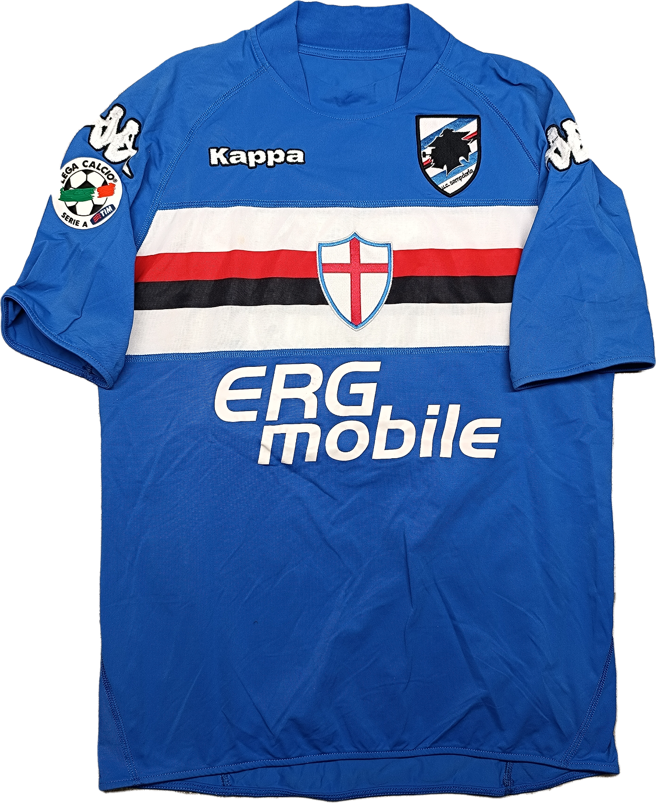 maglia calcio vintage Sampdoria CASSANO player issue 2009 2010 M Kappa ERG