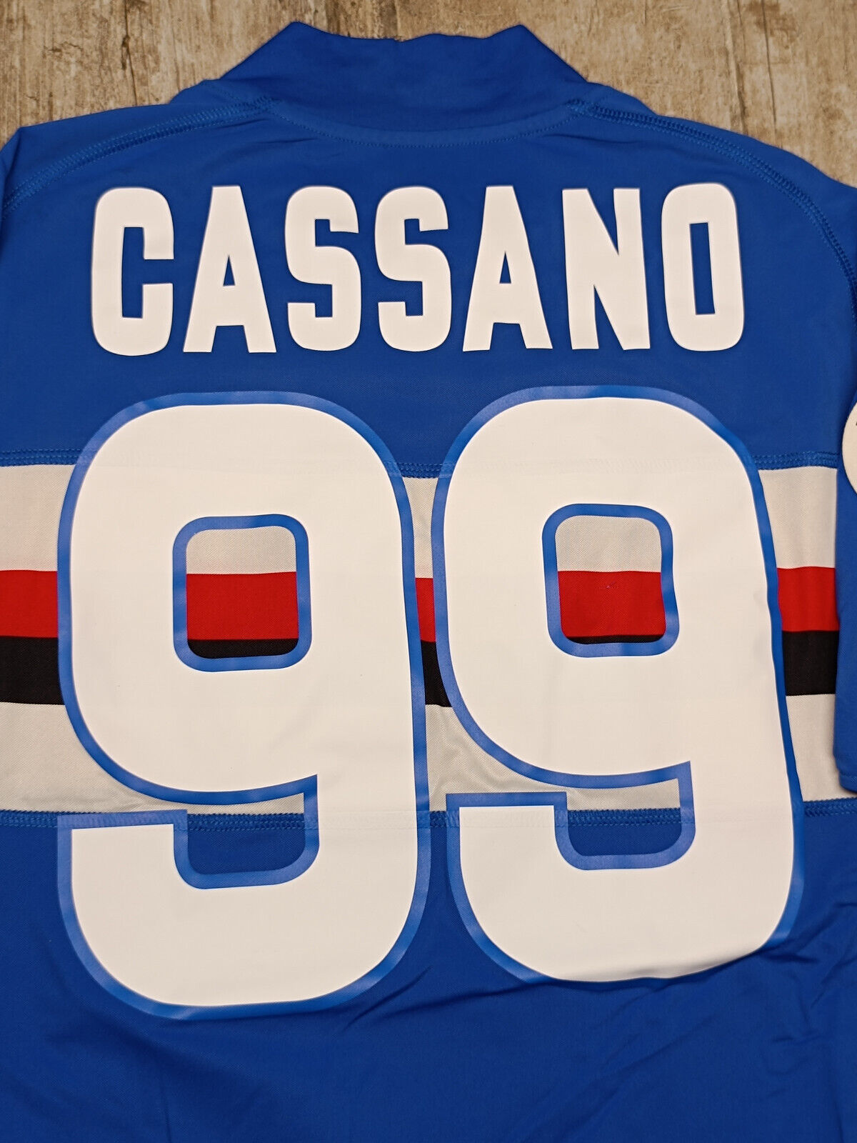 maglia calcio vintage Sampdoria CASSANO player issue 2009 2010 M Kappa ERG