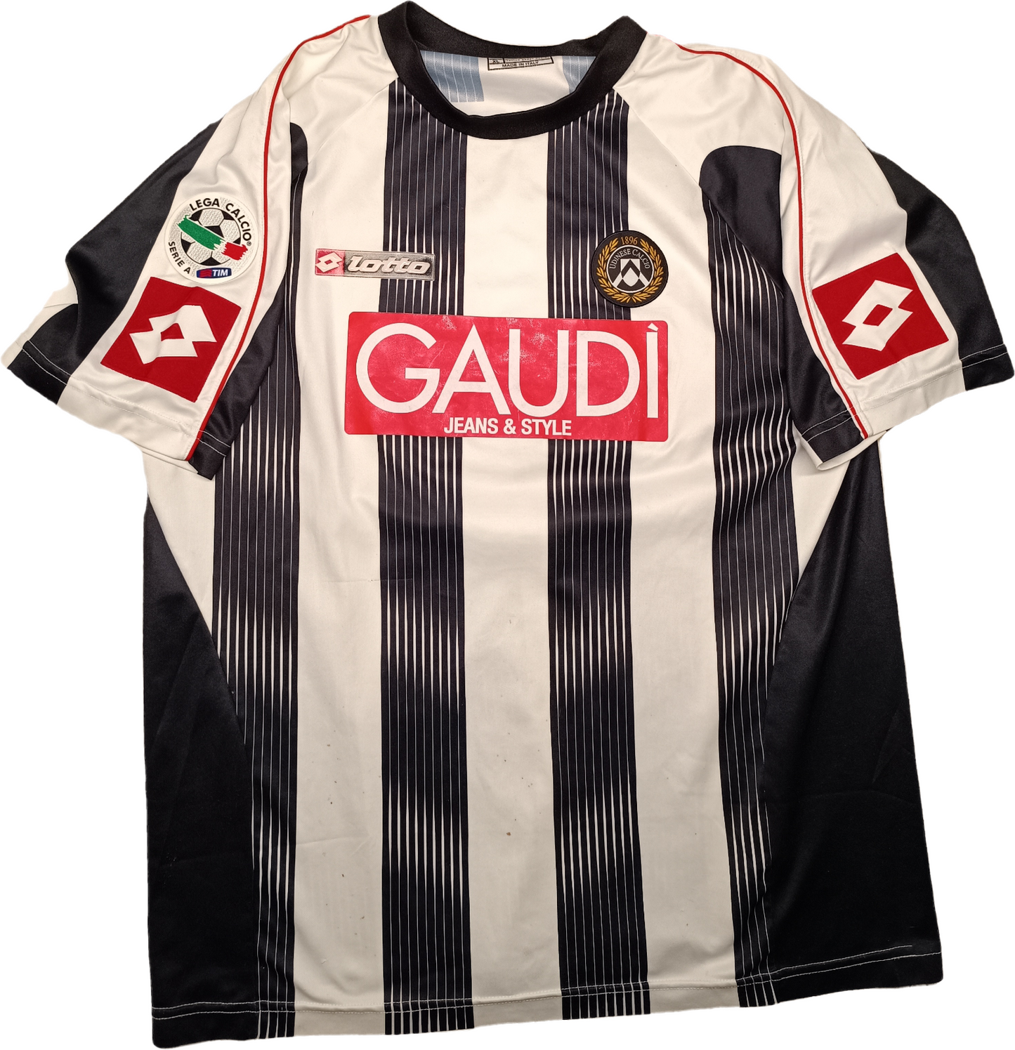 Maglia calcio vintage UDINESE lotto Di Natale 2007 2008 Gaudì Shirt Jersey