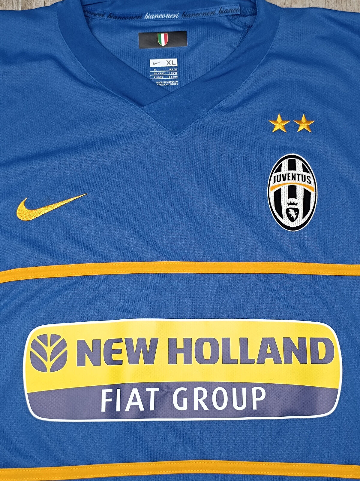 maglia calcio vintage Player issue Worn DEL PIERO Juventus away 2007 2008 XL