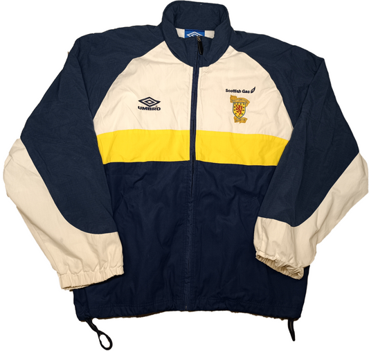 Giacca Felpa Scotland Umbro vintage 1995 1996 Scozia Tracktop Jacket Small