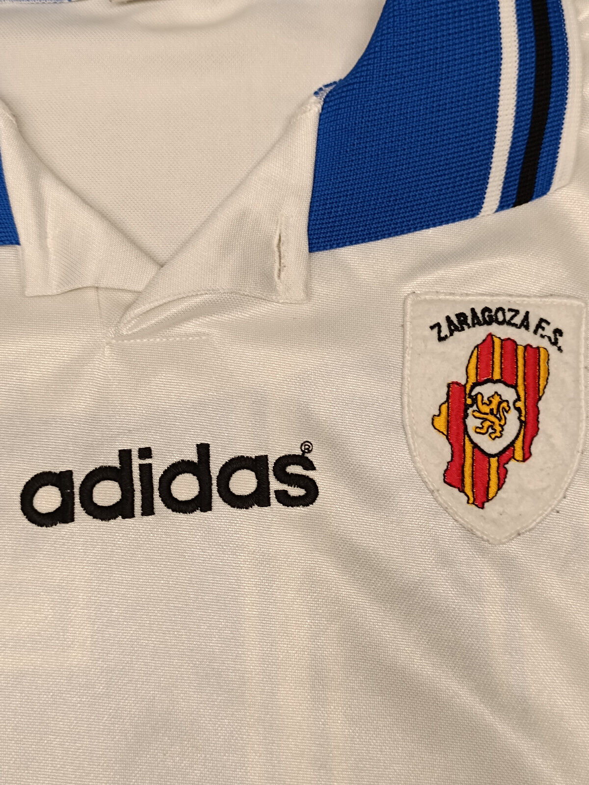 maglia calcio vintage ZARAGOZA Adidas 1993 #15 match worn