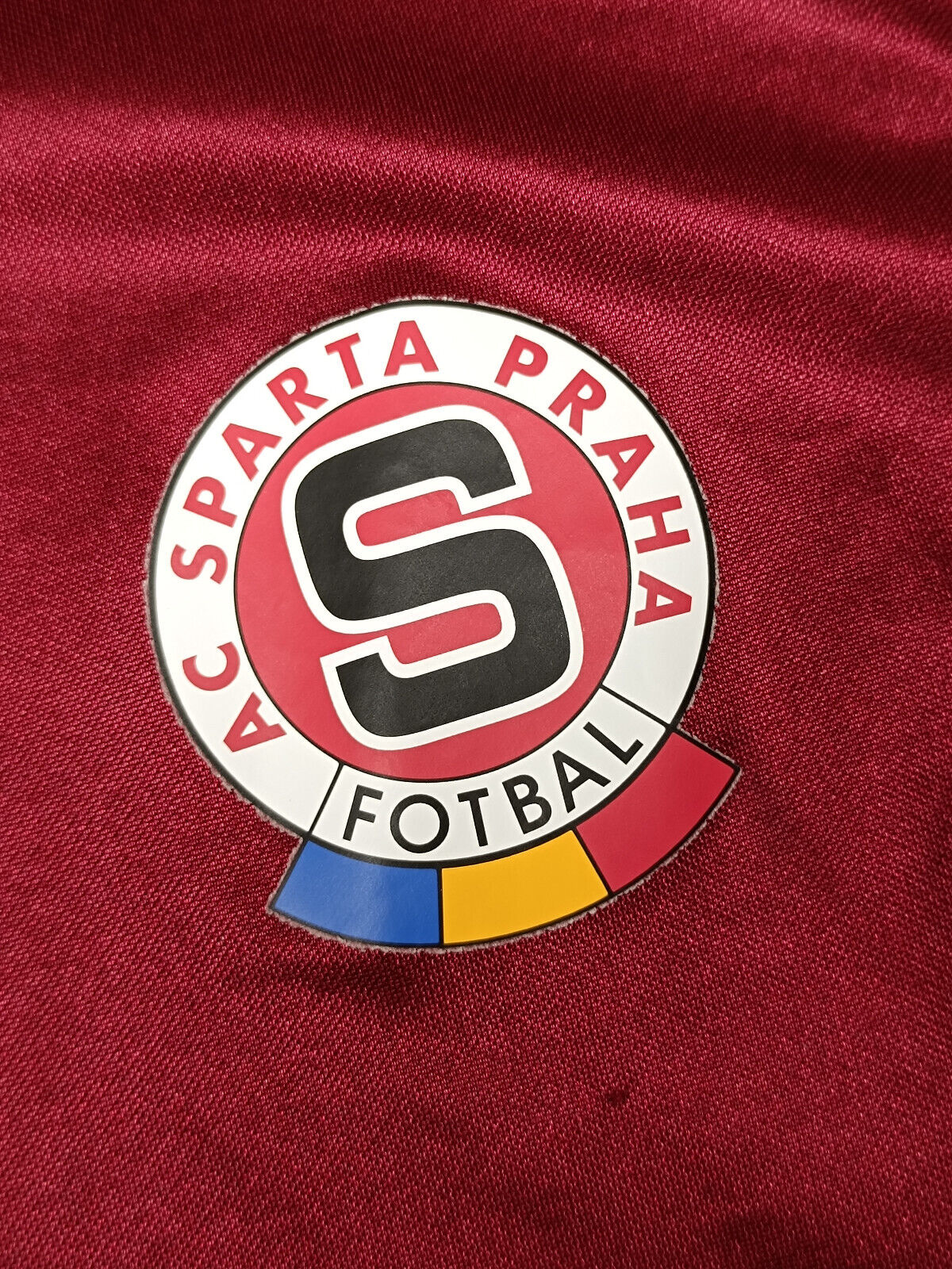 maglia calcio vintage NIke Sparta Praga Praha POBORSKY 2002 2003 XL Eurotel