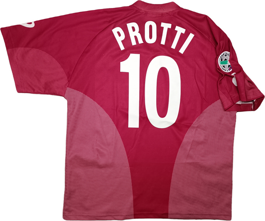 maglia calcio Livorno PROTTI #10 2004 2005 Carige Asics home shirt