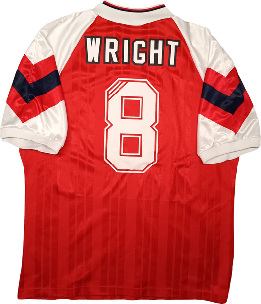 maglia calcio vintage Arsenal WRIGHT Adidas 1993-1994 XL JVC Premier