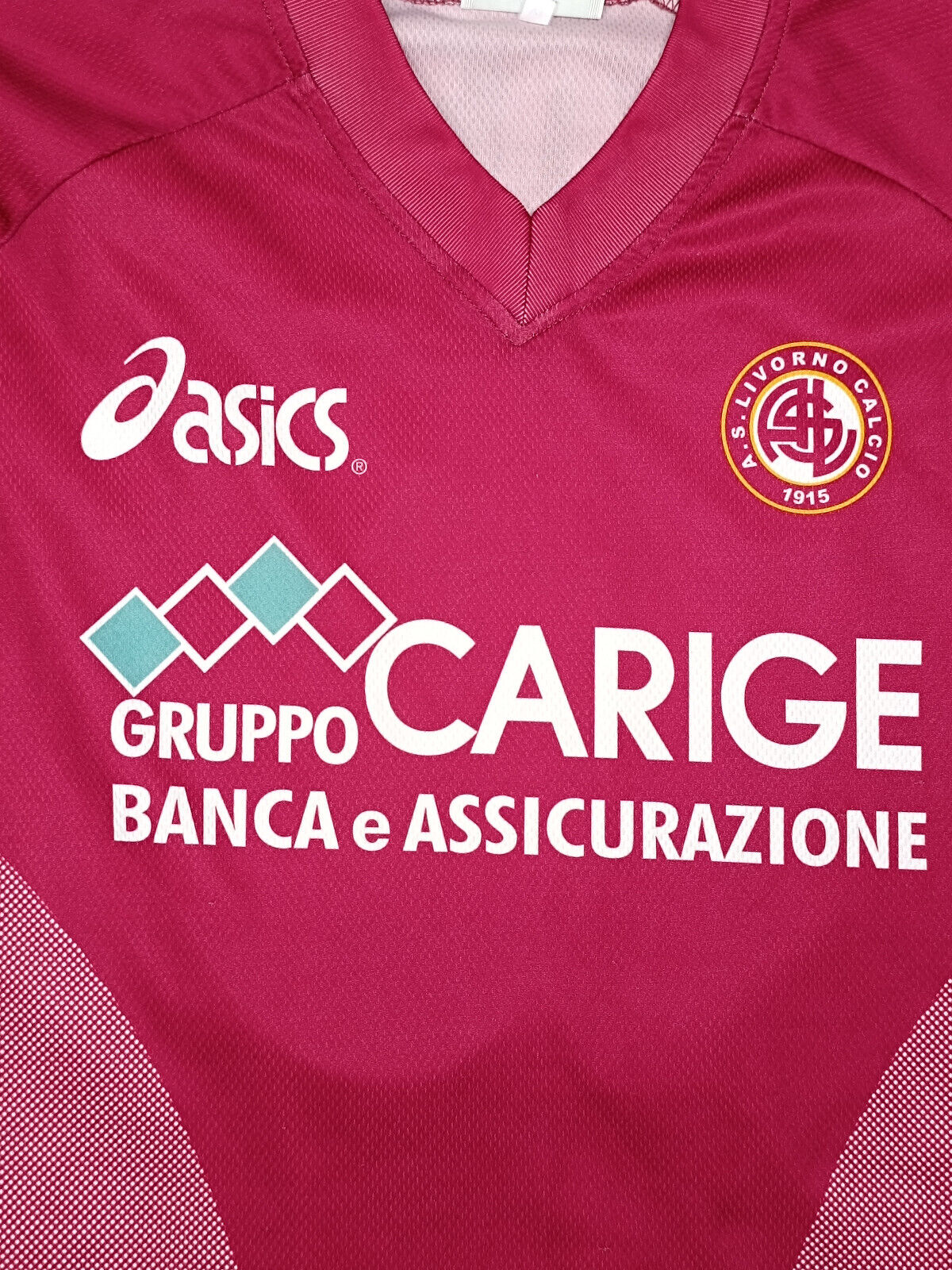 maglia calcio Livorno PROTTI #10 2004 2005 Carige Asics home shirt