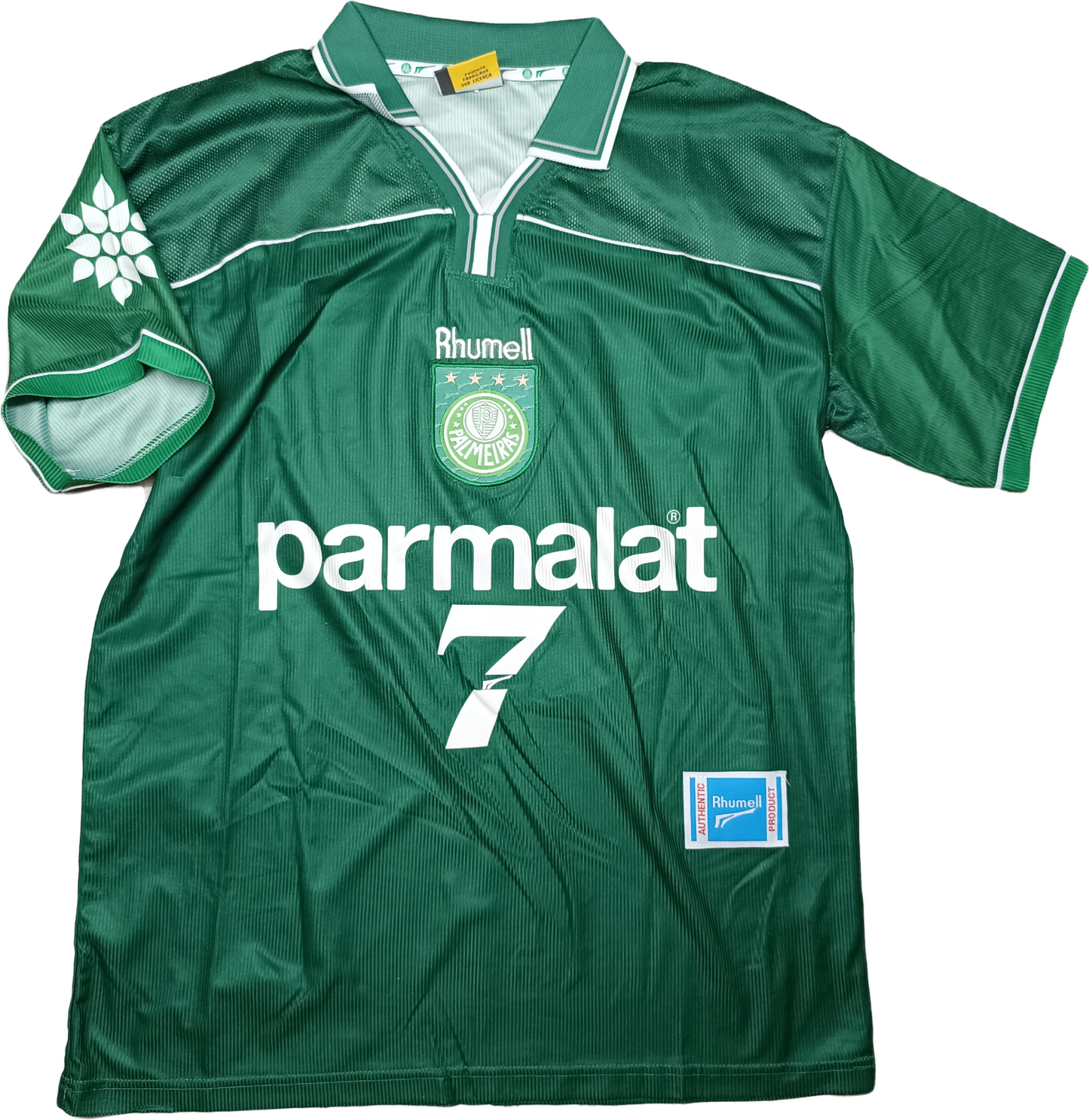 maglia calcio vintage Palmeiras Rhummel NUNES #7 Parmalat 1999 2000 L