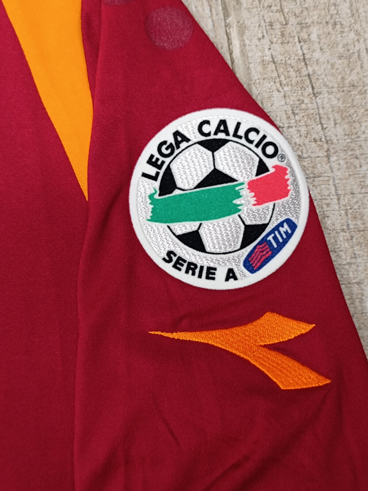 maglia calcio vintage Roma De Rossi Diadora 2005 2006 M home