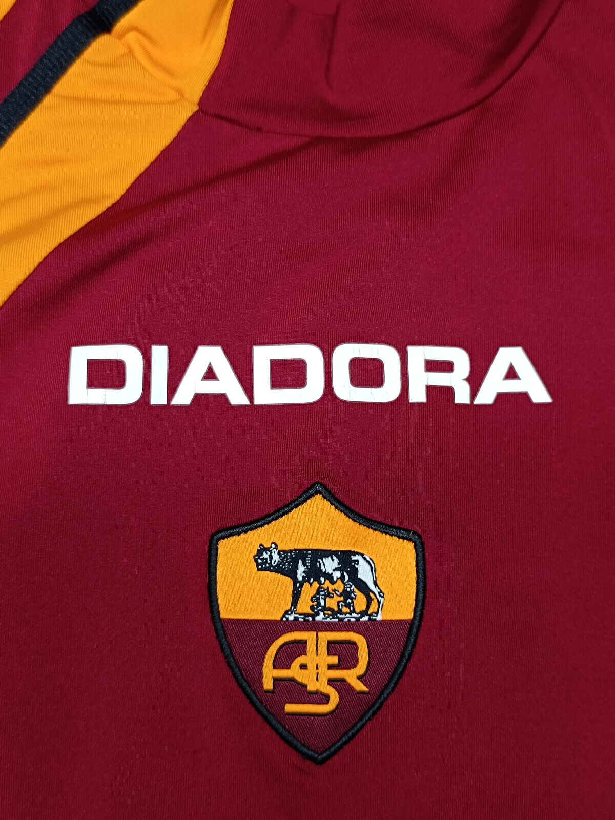 maglia calcio vintage Roma De Rossi Diadora 2005 2006 M home