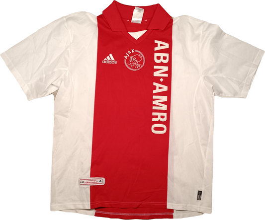 maglia calcio vintage ajax Ibrahimovic 2001 2002 amro vintage adidas jersey L