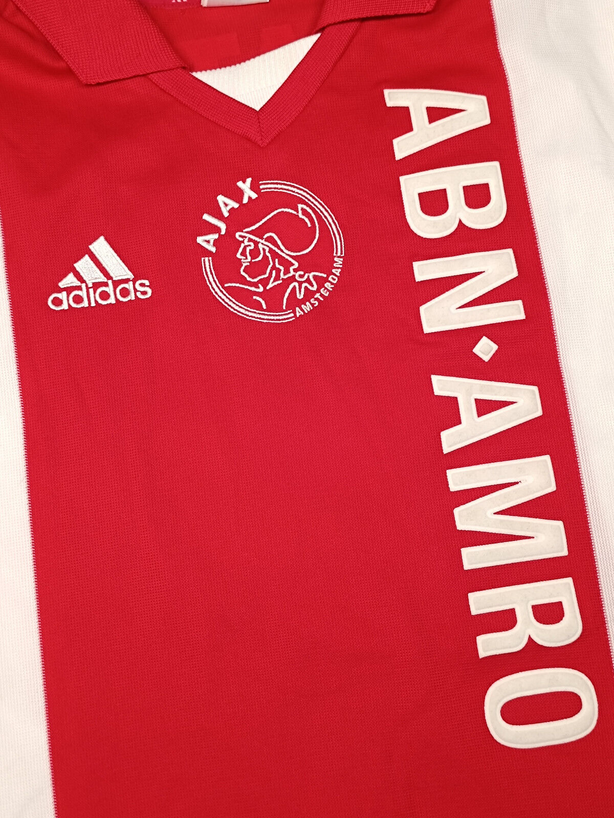 maglia calcio vintage ajax Ibrahimovic 2001 2002 amro vintage adidas jersey L