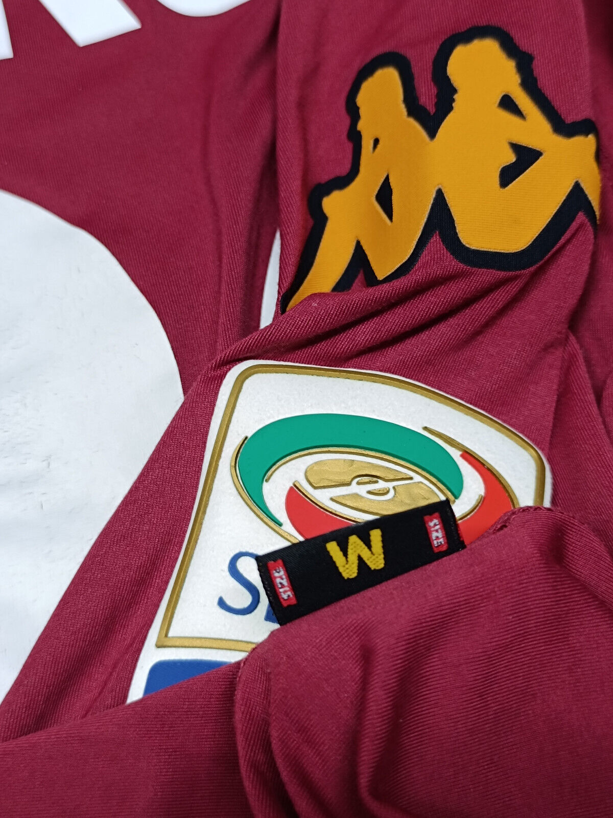 maglia calcio vintage AS Roma PERROTTA #20 2012 2013 Serie A kappa Wind M