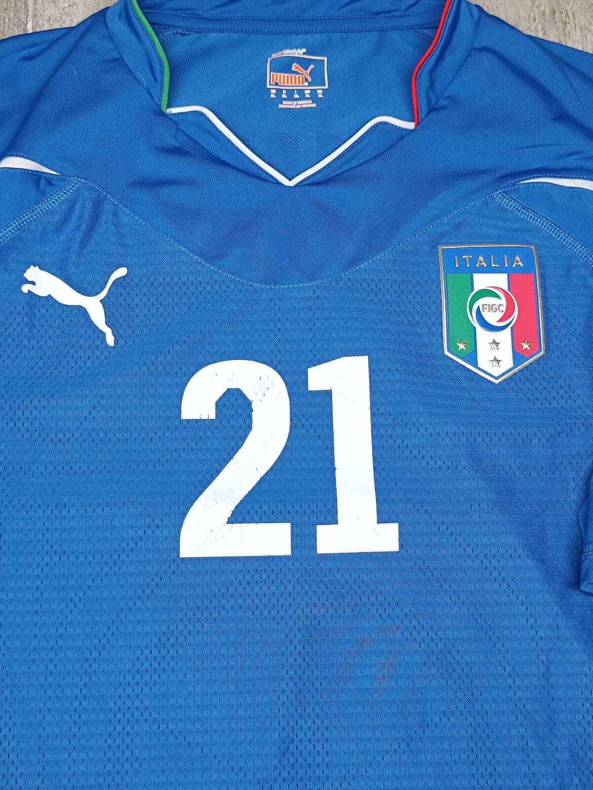 maglia calcio vintage Italia 2010 Puma South Africa World  Cup