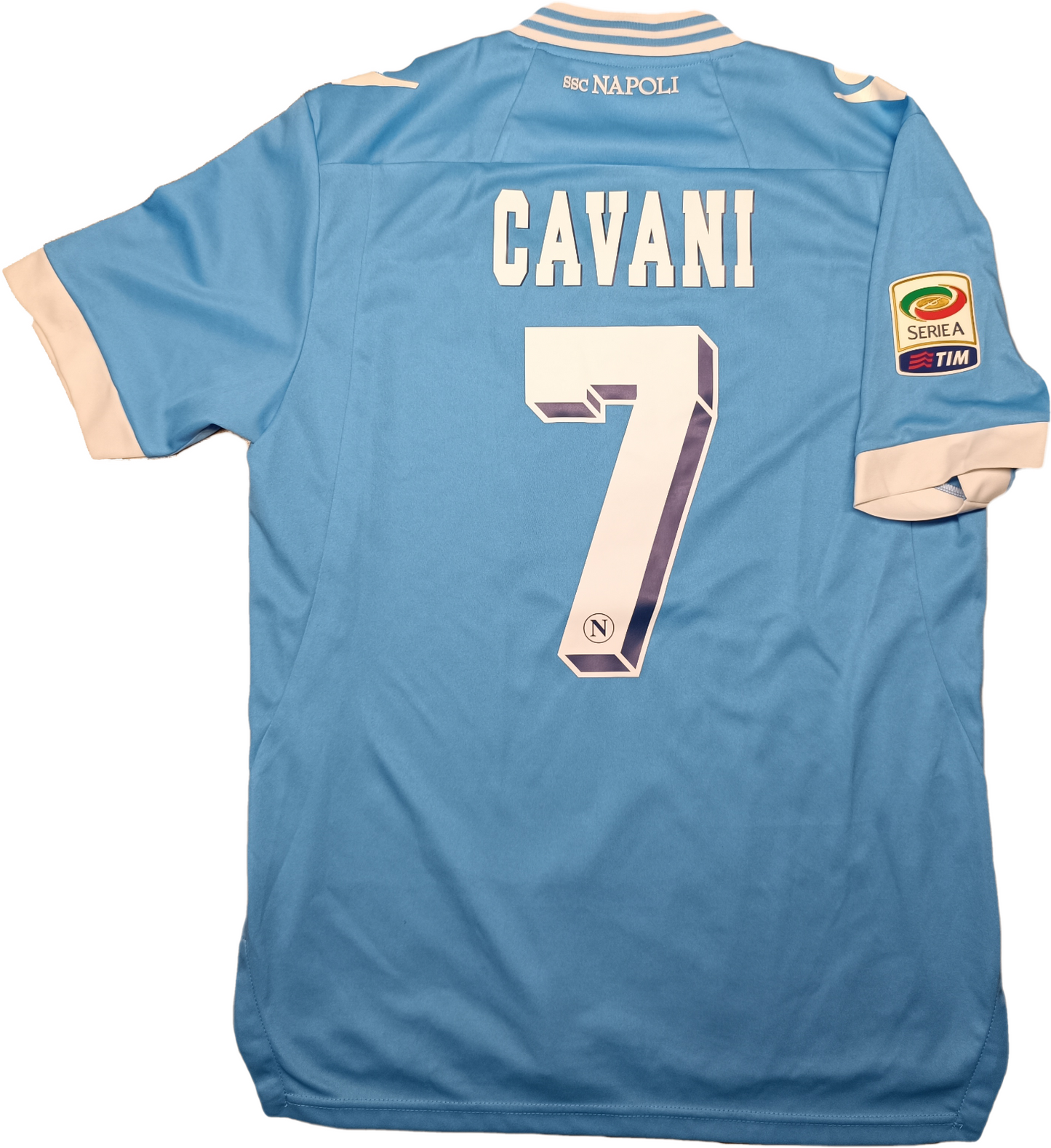 maglia calcio vintage Napoli Cavani home 2012 2013 shirt Jersey Macron L Lete