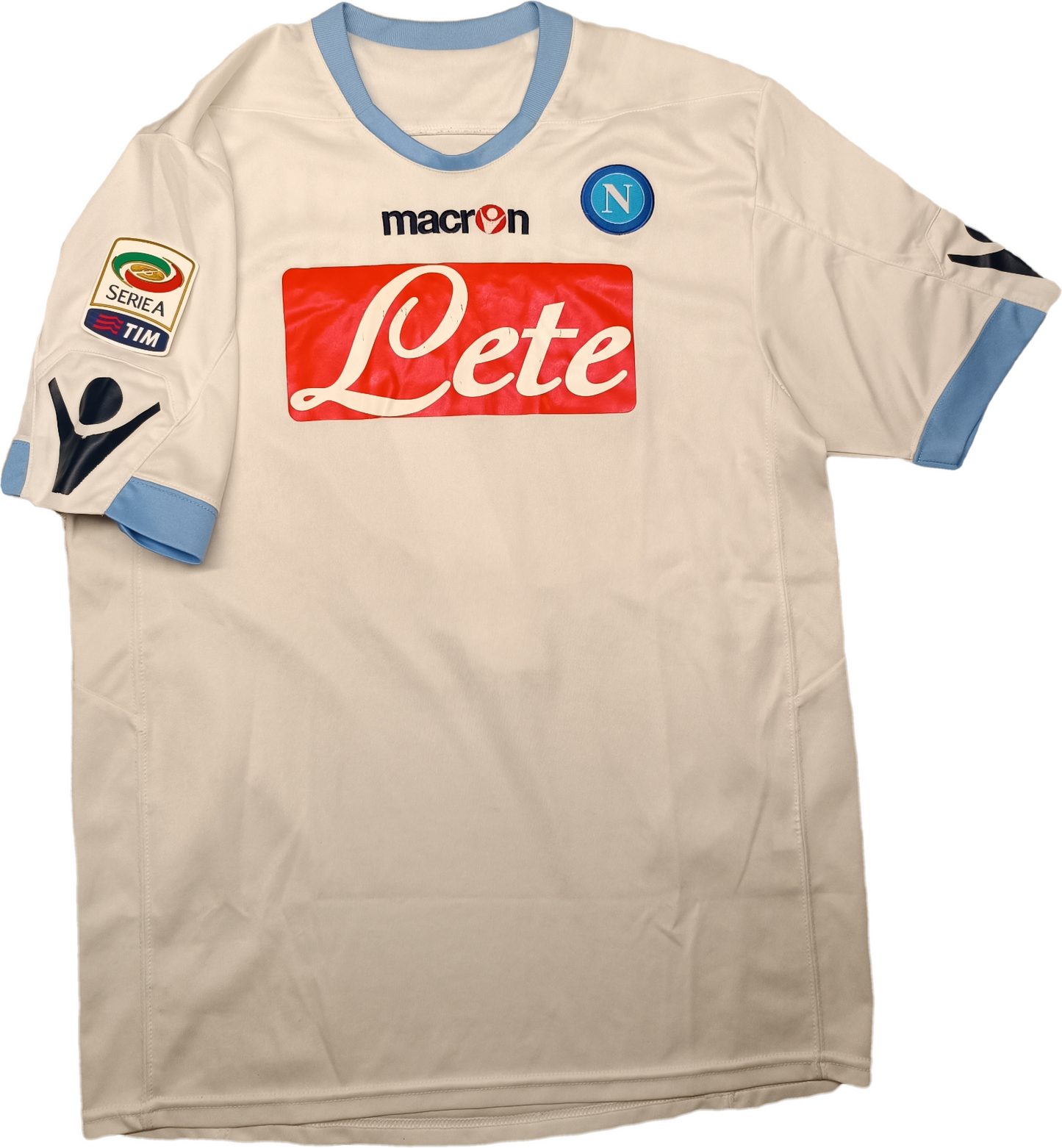 maglia calcio vintage Napoli CAVANI home 2010 2011 shirt Jersey Macron L Lete