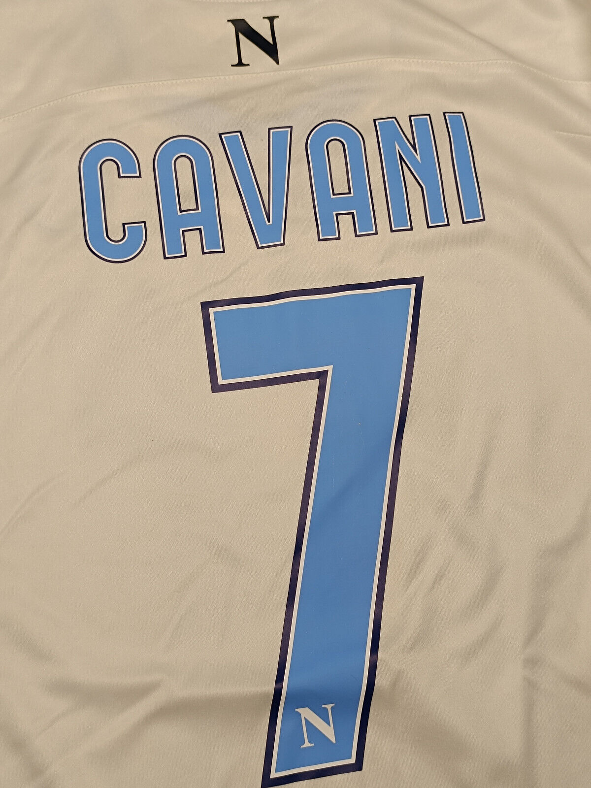 maglia calcio vintage Napoli CAVANI home 2010 2011 shirt Jersey Macron L Lete