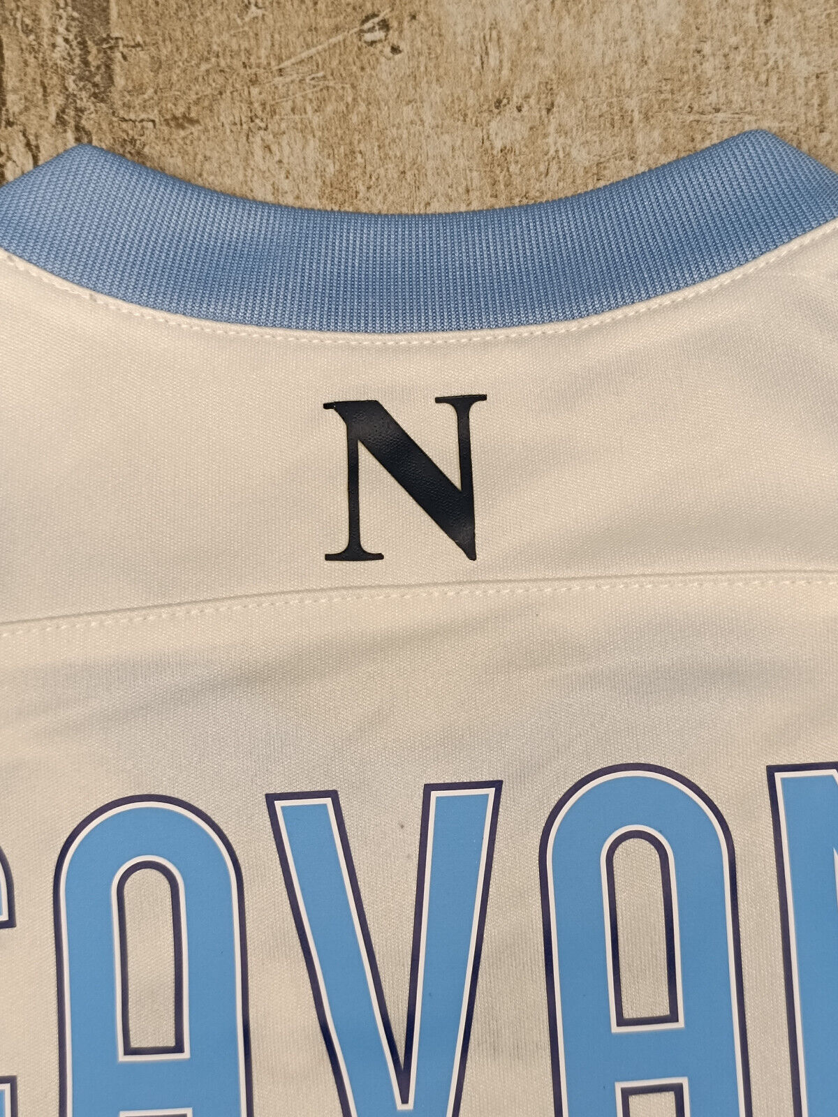 maglia calcio vintage Napoli CAVANI home 2010 2011 shirt Jersey Macron L Lete