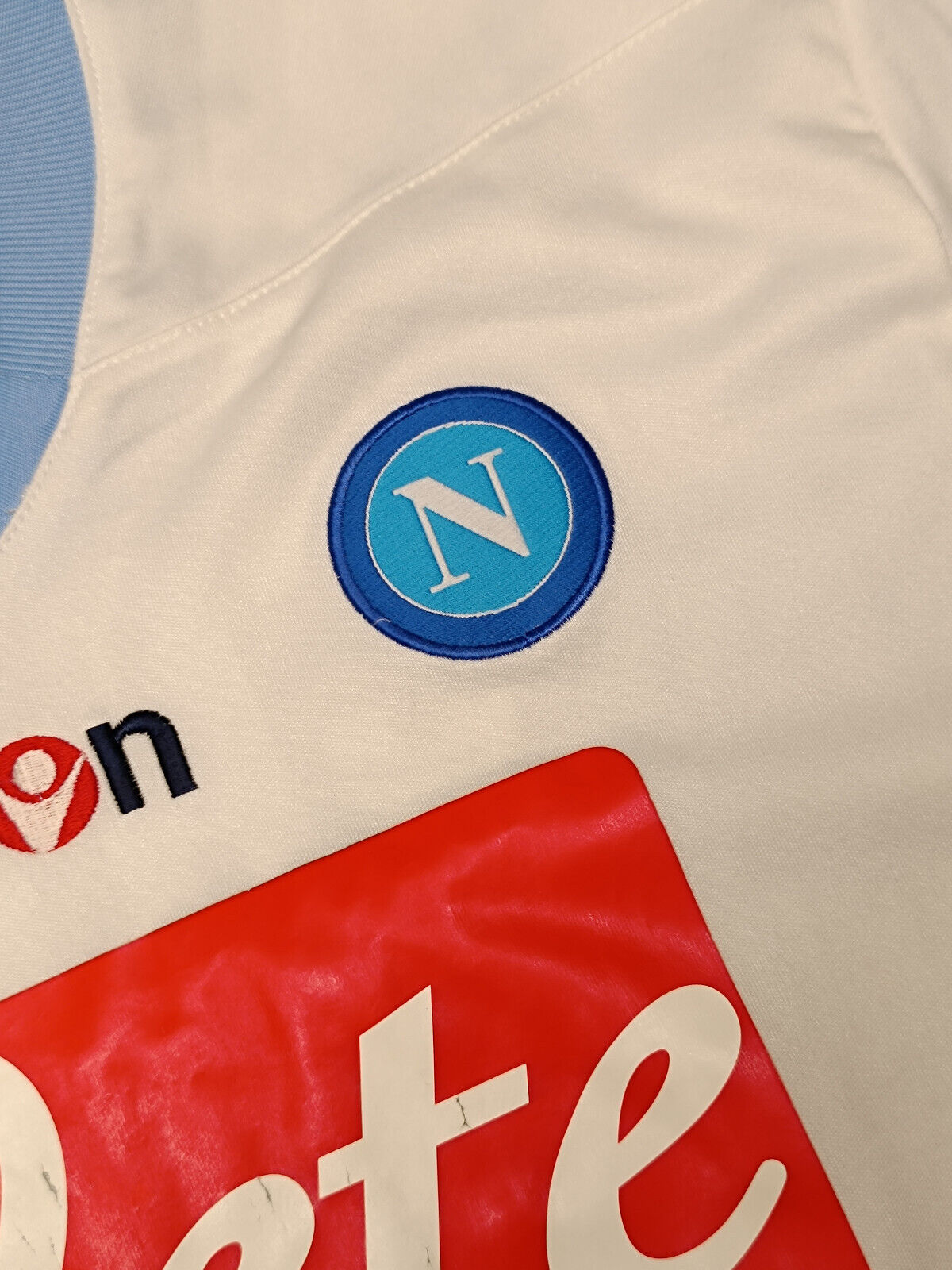 maglia calcio vintage Napoli CAVANI home 2010 2011 shirt Jersey Macron L Lete