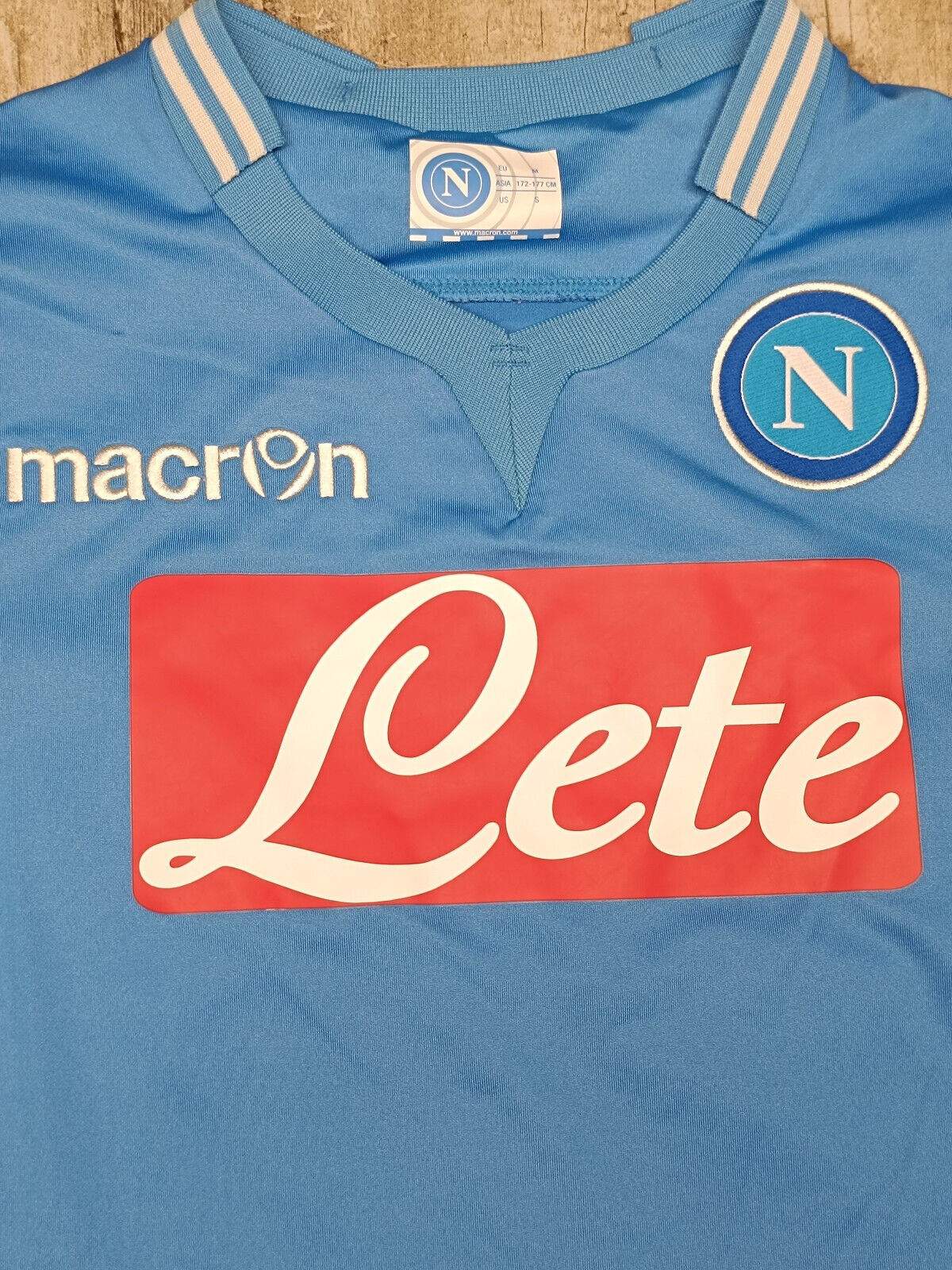 maglia calcio vintage Napoli HAMSIK home 2013 2014 shirt Jersey Macron M Lete