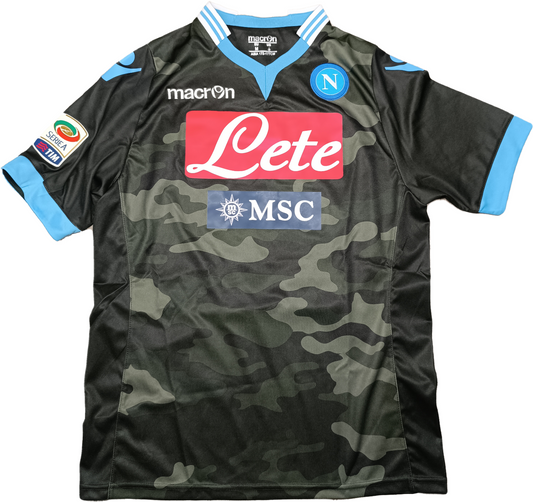 maglia calcio vintage Napoli HAMSIK home 2013 2014 shirt Jersey Macron M Lete