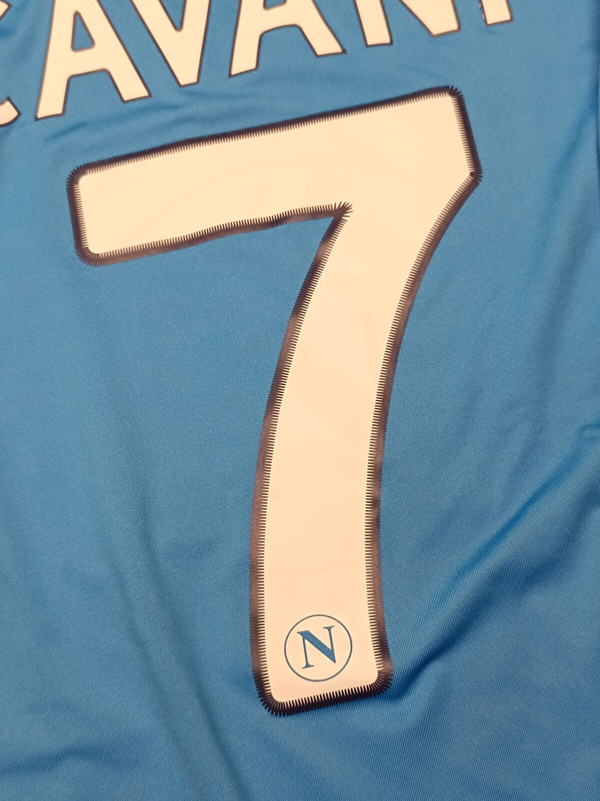 maglia calcio vintage Napoli Cavani home 2011 2012 shirt Jersey Macron M Lete