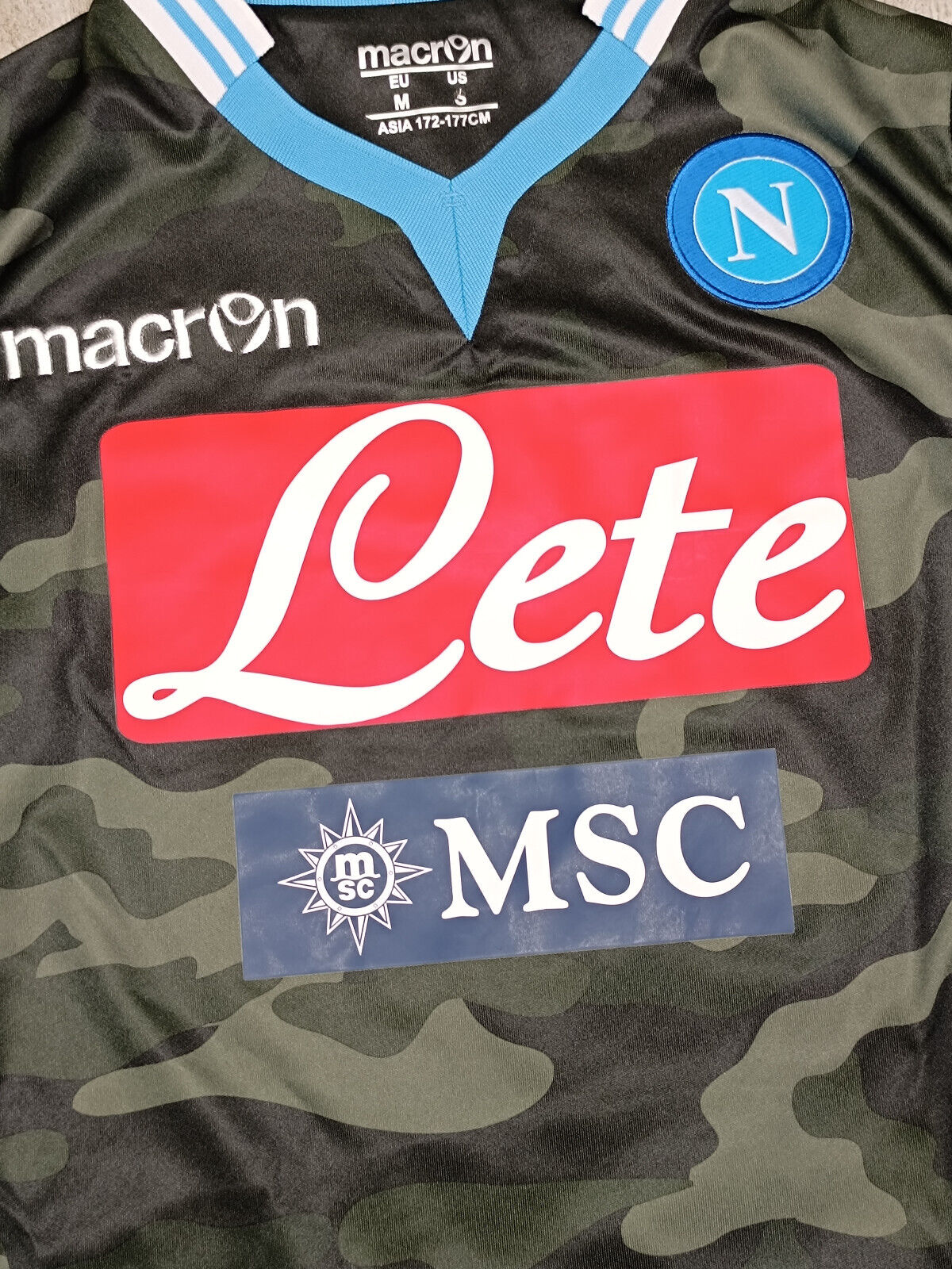 maglia calcio vintage Napoli HAMSIK home 2013 2014 shirt Jersey Macron M Lete