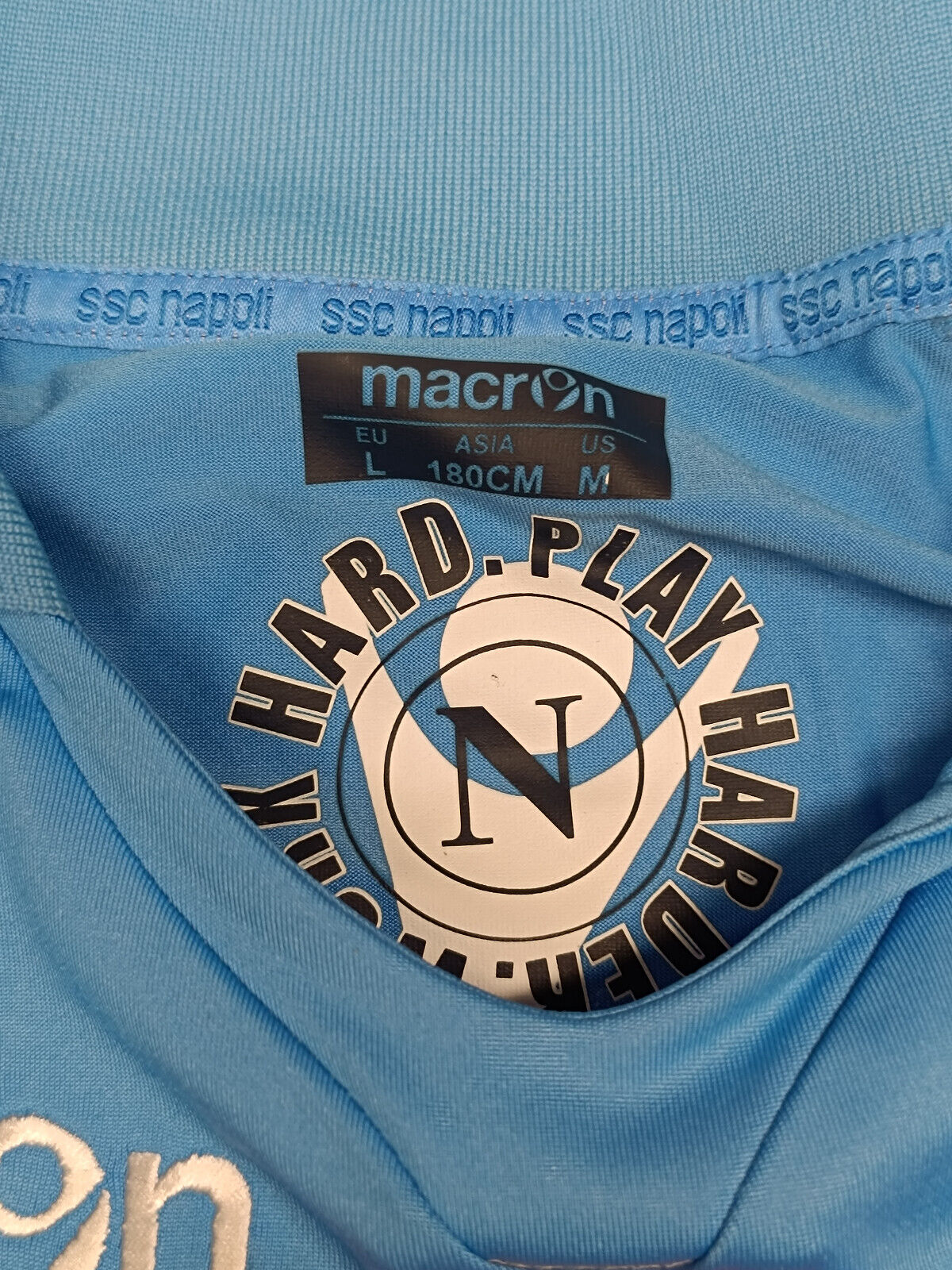 maglia calcio vintage Napoli HAMSIK UEFA Champions 2011 2012 shirt Macron L Lete