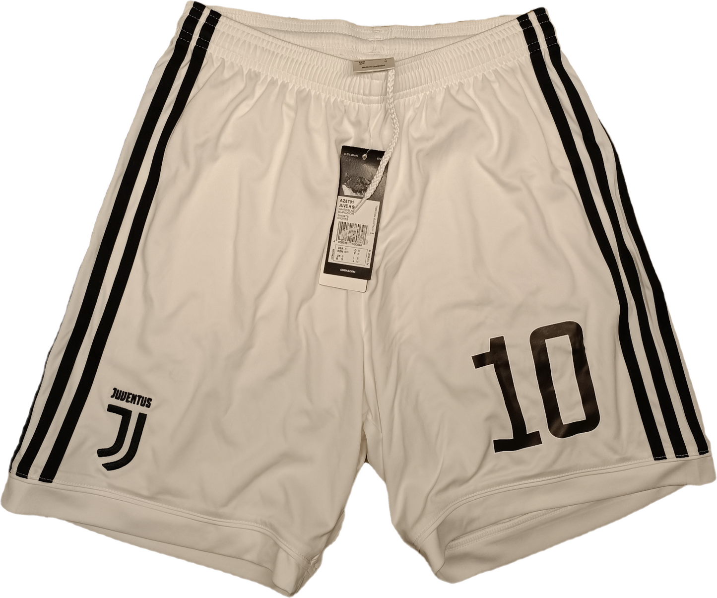 pantaloncini calcio vintage shorts FC Juventus DYBALA Adidas Ronaldo 2017 2018 S