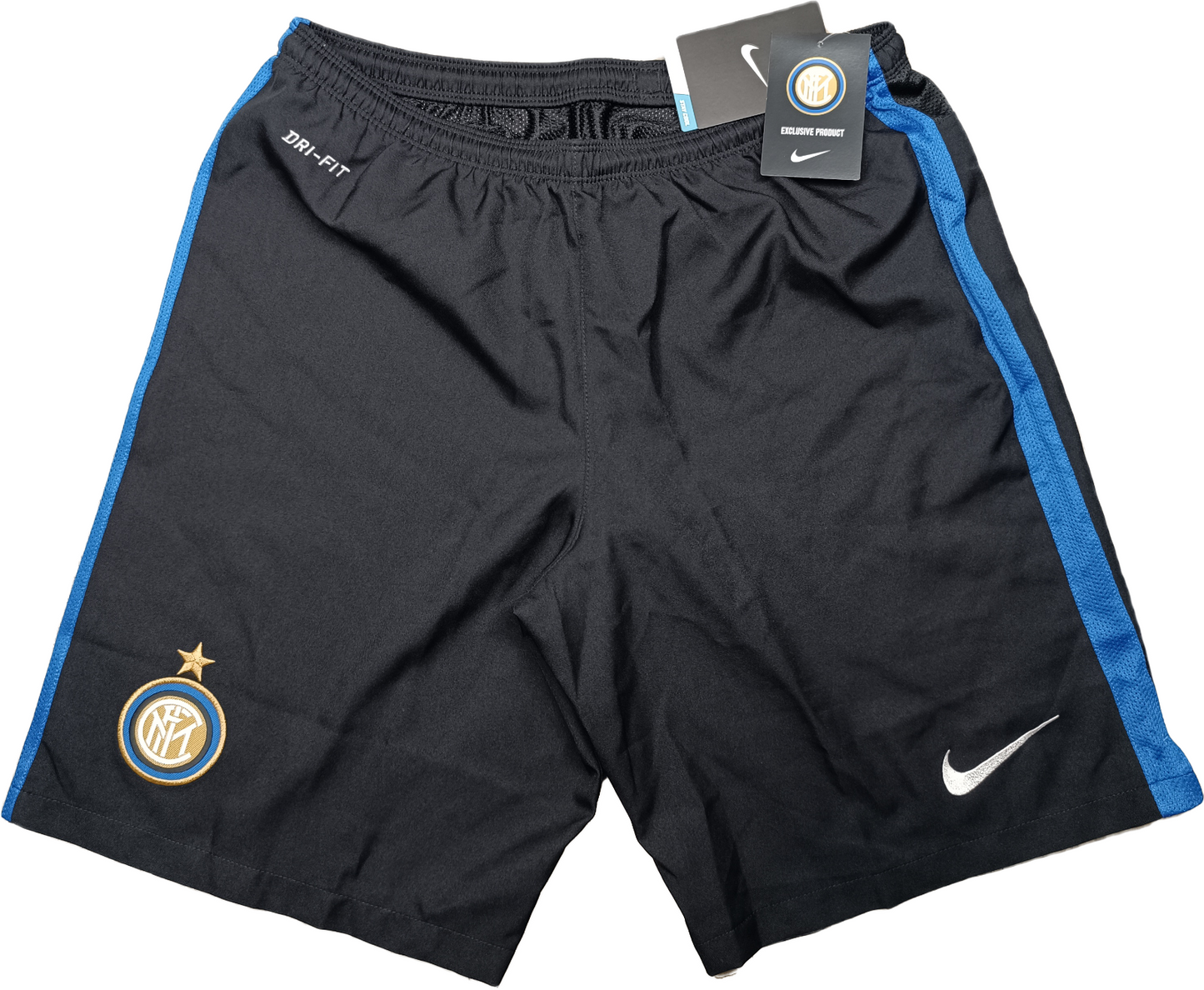 pantaloncini calcio vintage Inter shorts Nike Zanetti training TRIPLETE M