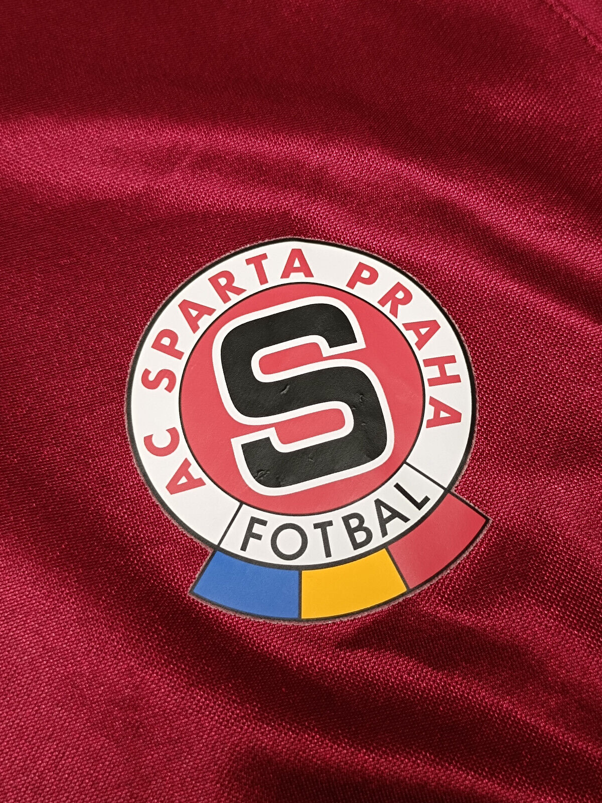 maglia calcio vintage NIke Sparta Praga Praha POBORSKY 2002 2003 XL Eurotel