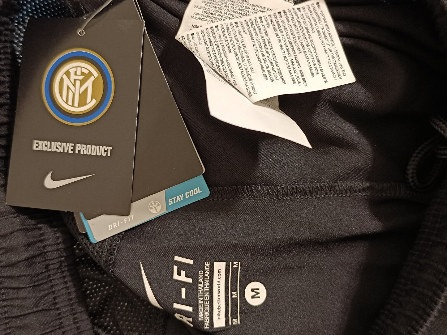 pantaloncini calcio vintage Inter shorts Nike 2011 2012 Zanetti #4 NUOVI M