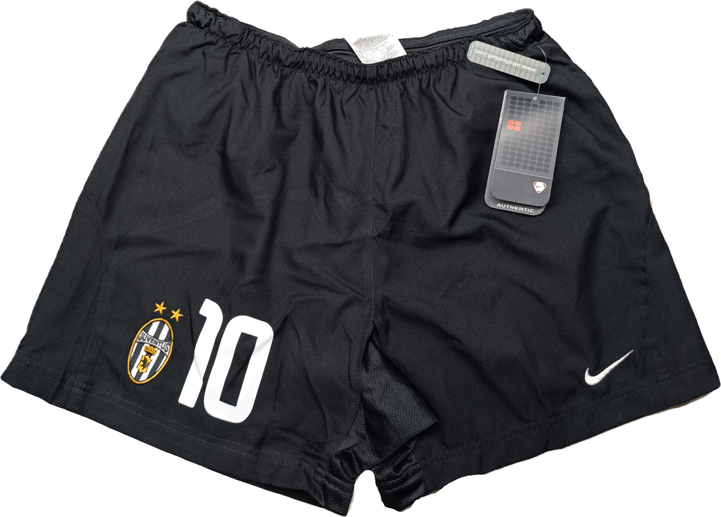 pantaloncini calcio vintage shorts FC Juventus Del Piero NIKE 2002 2003 M