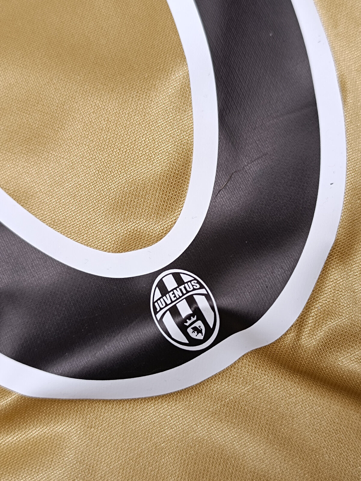 maglia calcio vintage Juventus Del Piero Champions League 2008 away oro XXL