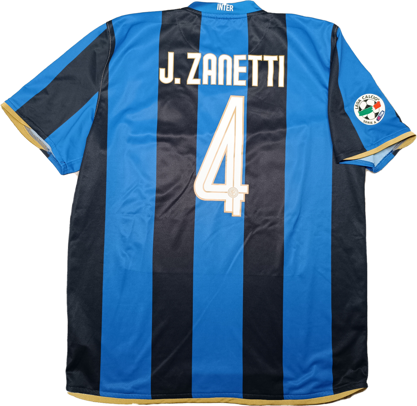 maglia calcio Inter vintage ZANETTI Pirelli 2008 2009 ORIGINALE jersey shirt XL