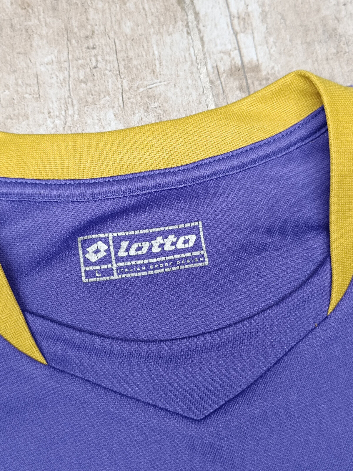 maglia calcio Fiorentina vintage MUTU Lotto TOYOTA 2008 2009 L Serie A jersey