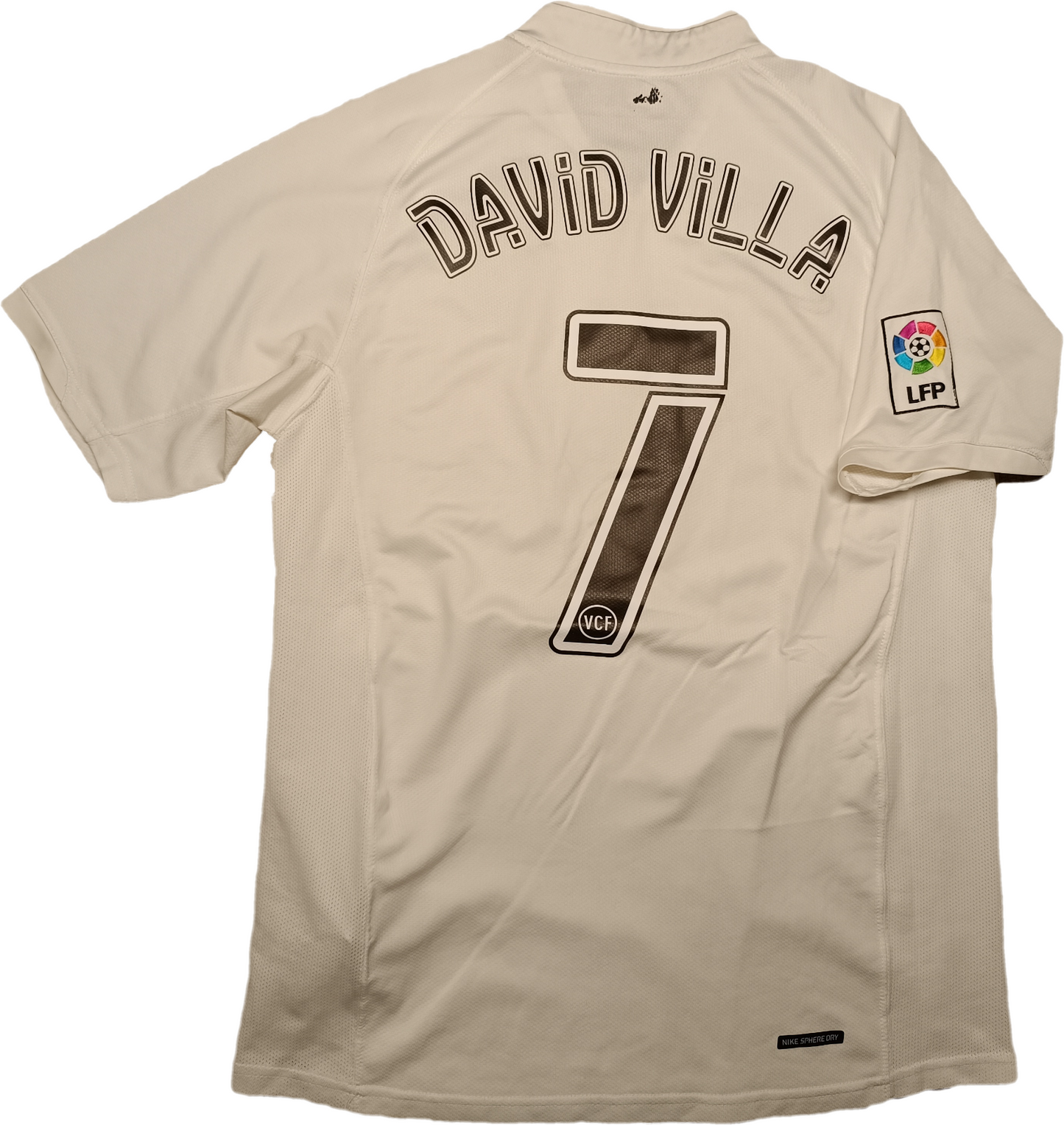 maglia calcio vintage Valencia David Villa LFP 2006 2007 Nike Toyota