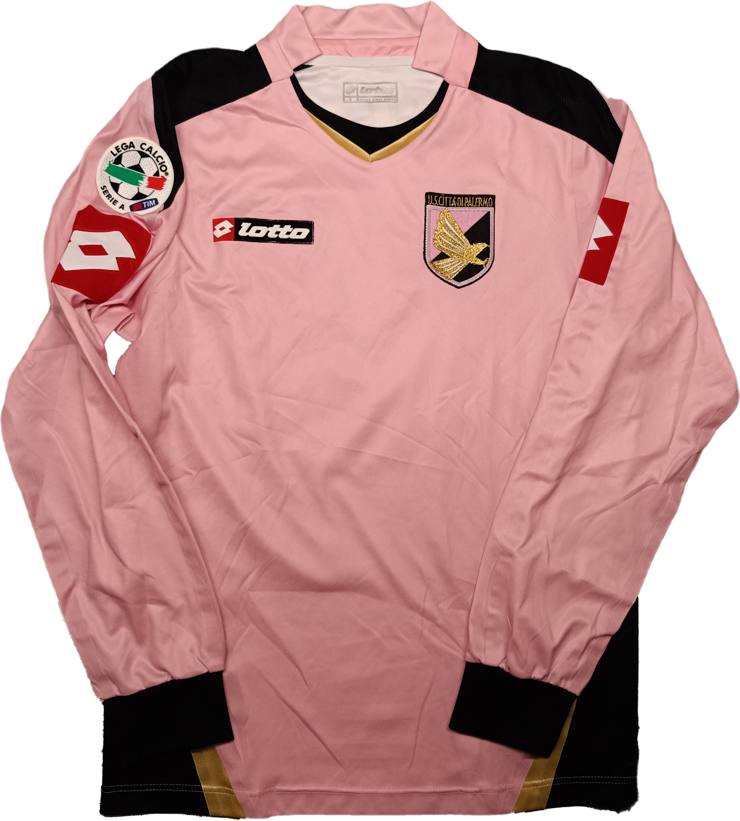 maglia calcio vintage Palermo MICCOLI 2007 2008 Lotto Provincia Di Palermo home