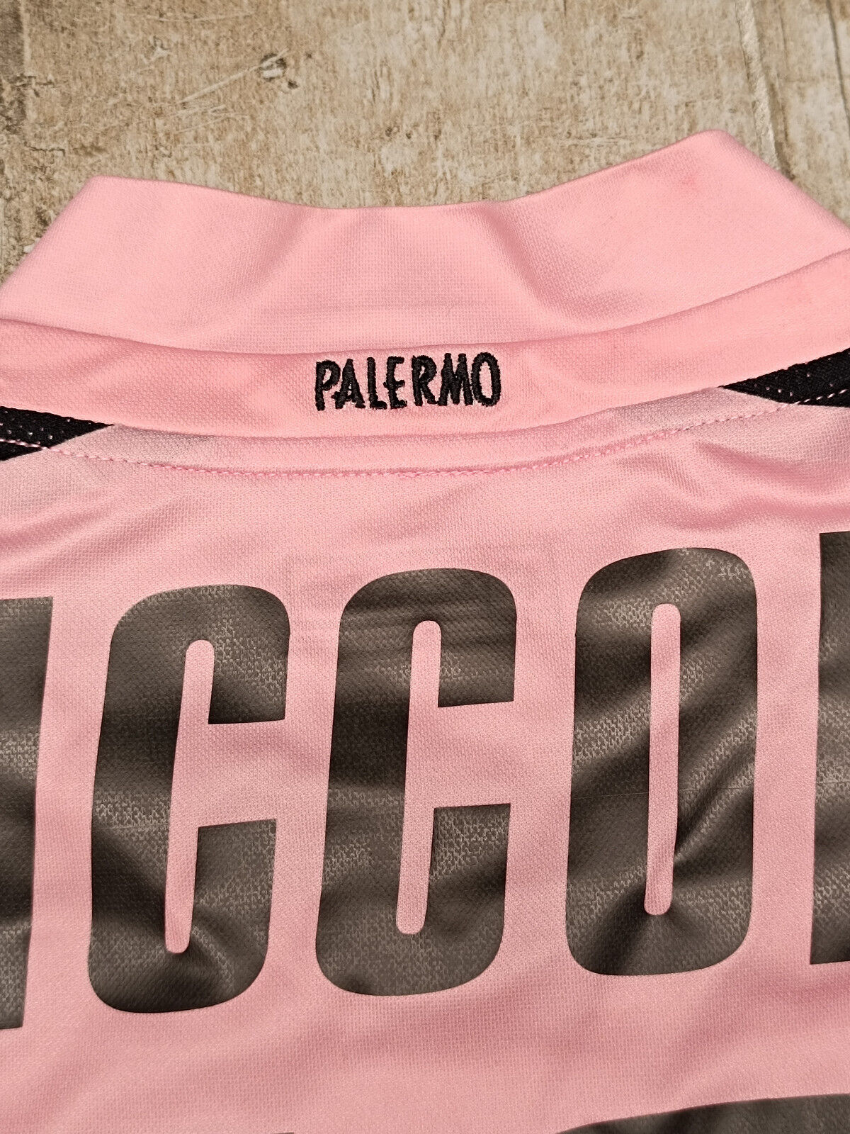 maglia calcio vintage Palermo MICCOLI 2007 2008 Lotto Provincia Di Palermo home