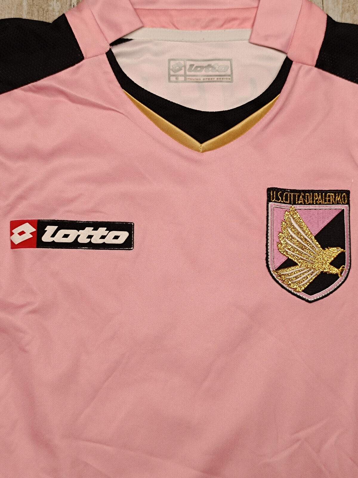 maglia calcio vintage Palermo MICCOLI 2007 2008 Lotto Provincia Di Palermo home