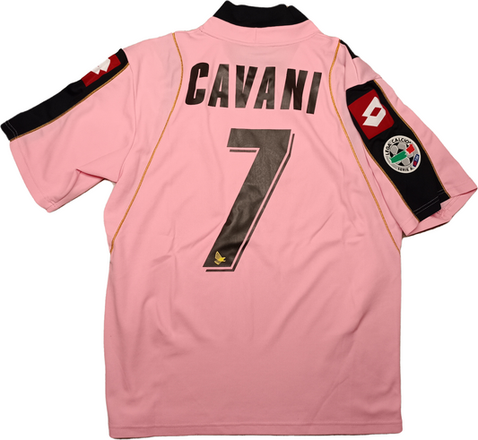 maglia calcio vintage Palermo CAVANI 2008 2009 Lotto Provincia Di Palermo home